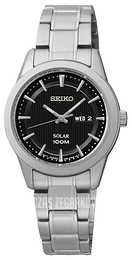 Seiko Solar Czarny/Stal Ø28 mm SUT161P1