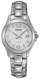 Seiko Solar Srebrny/Stal Ø28 mm SUT233P1