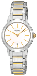Seiko Biały/Stal Ø29 mm SXB423P1