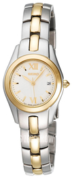 Seiko Dress Ladies Biały/Stal w odcieniu złota Ø26.5 mm SXDA72