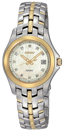 Seiko Dress Ladies Biały/Pozlacana Ø27 mm SXDC12