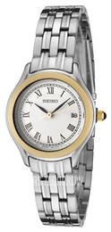 Seiko Dress Ladies Biały/Stal Ø25 mm SXDC26P1