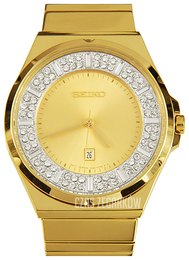 Seiko Żółte złoto/Stal w odcieniu złota Ø36 mm SXDF72P1