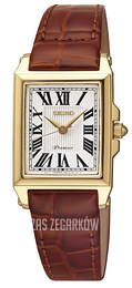 Seiko Premier Ladies Srebrny/Skóra SXGP16P1