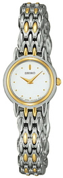 Seiko Biały/Pozlacana SXJZ42