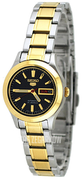 Seiko Czarny/Stal w odcieniu złota Ø26 mm SYMD94K1