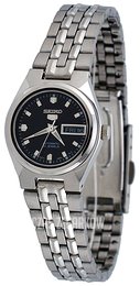 Seiko 5 Czarny/Stal Ø25 mm SYMK43