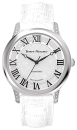 Serene Marceau Diamond Pont des Arts Srebrny/Skóra Ø32 mm S009.01