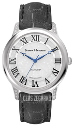 Serene Marceau Diamond Pont des Arts Srebrny/Skóra Ø32 mm S009.02