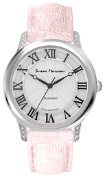 Serene Marceau Diamond Pont des Arts Srebrny/Skóra Ø32 mm S009.03