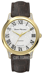 Serene Marceau Diamond Pont des Arts Srebrny/Skóra Ø32 mm S009.05