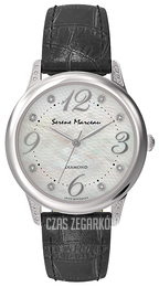 Serene Marceau Diamond Pont des Arts Biały/Skóra Ø32 mm S009.07