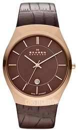 Skagen Classic Brązowy/Skóra Ø40 mm 925XLRLD