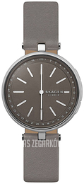 Skagen Signatur Szary/Skóra Ø36 mm SKT1401
