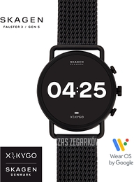 Skagen Falster Ekran LCD/Stal Ø42 mm SKT5207