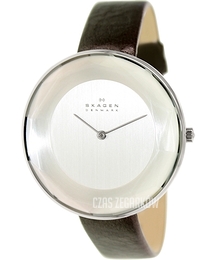 Skagen Gitte Srebrny/Skóra Ø38 mm SKW2274
