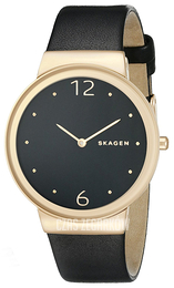 Skagen Freja Czarny/Skóra Ø34 mm SKW2370