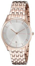 Skagen Holst Srebrny/Stal w kolorze różowego złota Ø34 mm SKW2388