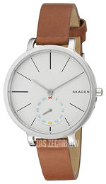 Skagen Hagen Biały/Skóra Ø34 mm SKW2434