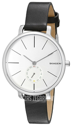 Skagen Hagen Biały/Skóra Ø34 mm SKW2435