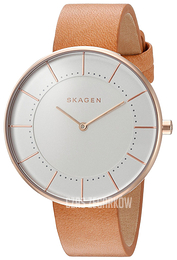 Skagen Gitte Srebrny/Skóra Ø38 mm SKW2558