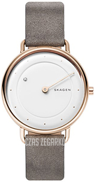Skagen Horizont Biały/Skóra Ø36 mm SKW2739