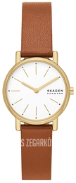 Skagen Signatur Lille Biały/Skóra Ø30 mm SKW3121