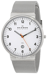 Skagen Ancher Biały/Stal Ø45.3 mm SKW6025