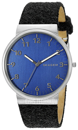 Skagen Ancher Niebieski/Skóra Ø40 mm SKW6232