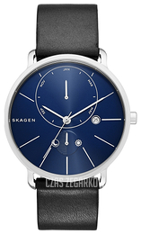 Skagen Hagen Niebieski/Skóra Ø40 mm SKW6241