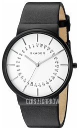 Skagen Ancher Biały/Skóra Ø40 mm SKW6243
