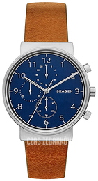 Skagen Ancher Niebieski/Skóra Ø40 mm SKW6358
