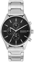 Skagen Holst Czarny/Stal Ø42 mm SKW6609