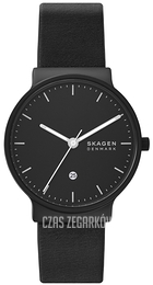 Skagen Ancher Czarny/Skóra Ø40 mm SKW6781
