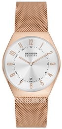 Skagen Grenen VALUE_INKNOWN Srebrny/Stal w kolorze różowego złota Ø37 mm SKW6818