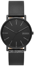 Skagen Signatur Czarny/Skóra Ø40 mm SKW6902