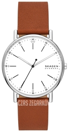 Skagen Signatur Biały/Skóra Ø40 mm SKW6903