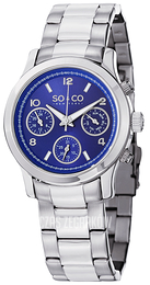 So & Co New York Madison Niebieski/Stal Ø38 mm 5012.2