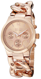 So & Co New York SoHo Różowe złoto/Stal w kolorze różowego złota Ø38 mm 5013.3