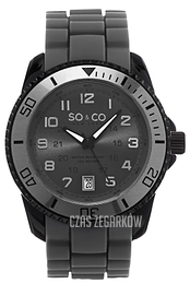 So & Co New York Yacht Timer Szary/Guma Ø42 mm 5029R.3