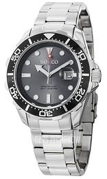 So & Co New York Yacht Timer Szary/Stal Ø45 mm 5042.3