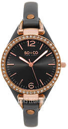 So & Co New York Studion Szary/Skóra Ø32 mm 5061.1