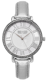 So & Co New York Studio Biały/Skóra Ø36 mm 5090.1