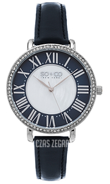 So & Co New York Studio Wielokolorowy/Skóra Ø36 mm 5090.2