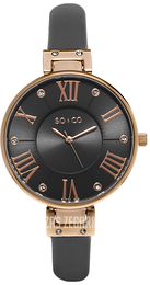 So & Co New York Studio Szary/Skóra Ø34 mm 5091.3