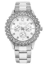 So & Co New York Madison Srebrny/Stal Ø41 mm 5214.1