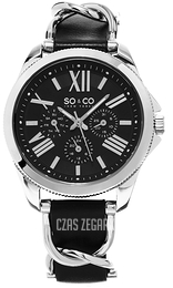 So & Co New York SoHo Czarny/Stal Ø40 mm 5215.1