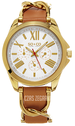 So & Co New York SoHo Srebrny/Stal w odcieniu złota Ø40 mm 5215.2