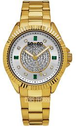 So & Co New York Madison Srebrny/Stal w odcieniu złota Ø41 mm 5237.3