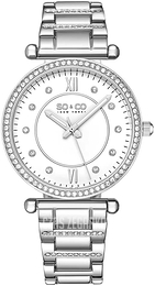So & Co New York Madison Biały/Stal Ø36 mm 5516.1